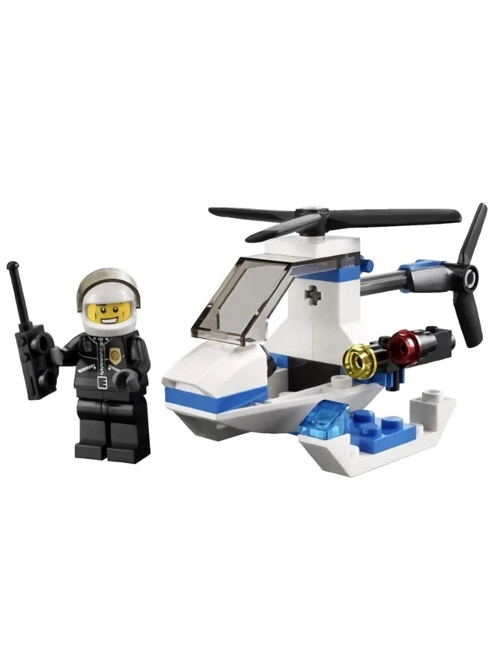 LEGO # 30014 CITY: Police Helicopter 32pc Small Polybag Retired Cop Copter 2011